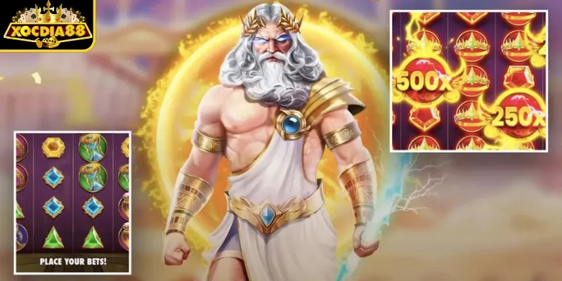 Giao diện Gates of Olympus - Pragmatic Play sắc nét